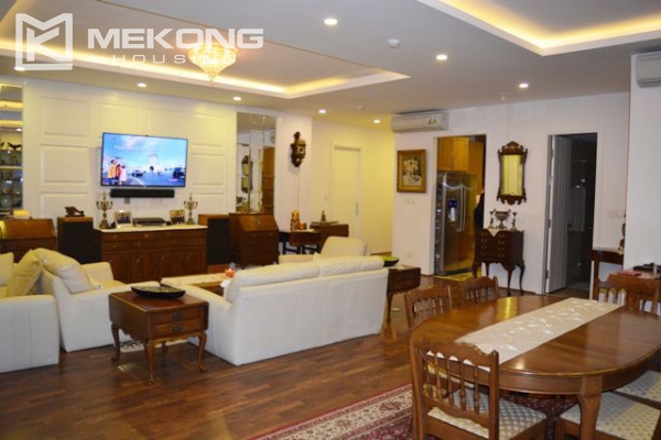 154 sqm apartment with 3 bedrooms and luxury furniture for rent in L1 Ciputra Hanoi 4