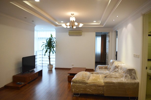 3 bedroom apartment on high floor for rent in E5 Ciputra Hanoi