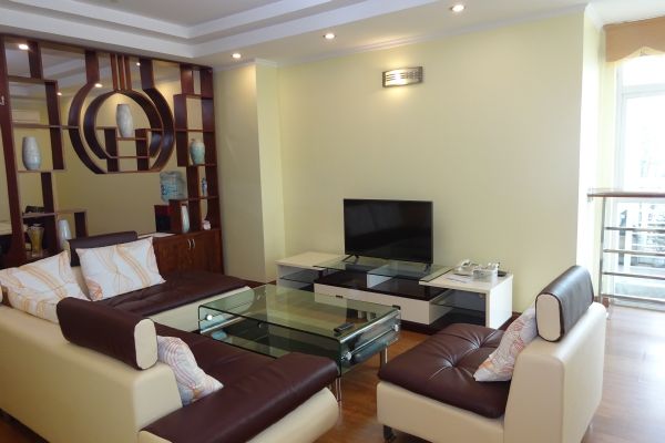 3 bedroom apartment on high floor for rent in E5 Ciputra Hanoi