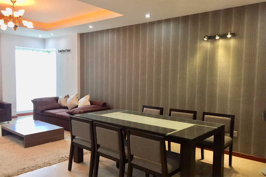 3 bedroom apartment on high floor for rent in L1 tower The Link Ciputra Hanoi 2
