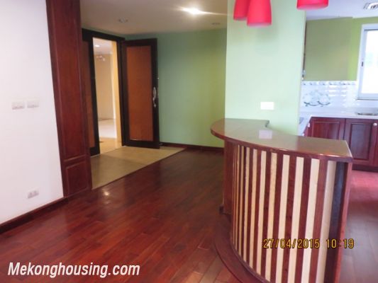 3 bedroom apartment with full furniture for rent on middle floor in E1 tower, Ciputra Hanoi 3
