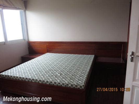 3 bedroom apartment with full furniture for rent on middle floor in E1 tower, Ciputra Hanoi 10
