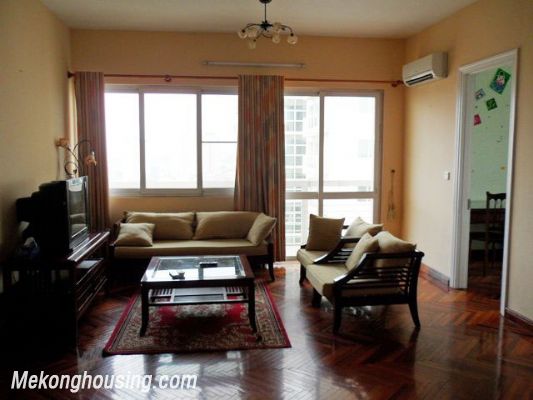 3 bedroom apartment with large living room on high floor for rent in E4 tower, Ciputra Hanoi 4
