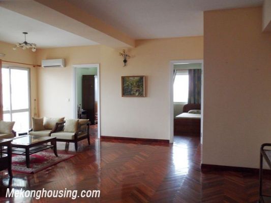 3 bedroom apartment with large living room on high floor for rent in E4 tower, Ciputra Hanoi 13