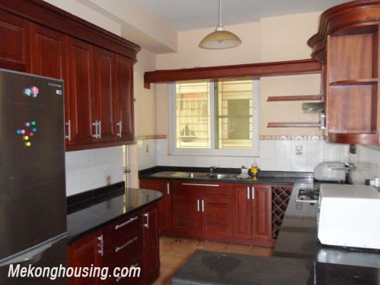 3 bedroom apartment with large living room on high floor for rent in E4 tower, Ciputra Hanoi 14