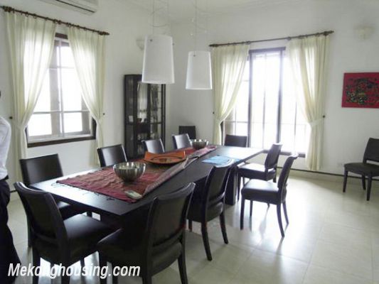 A large villa with 5 bedrooms, swimming pool and play ground for rent in Tay Ho 5