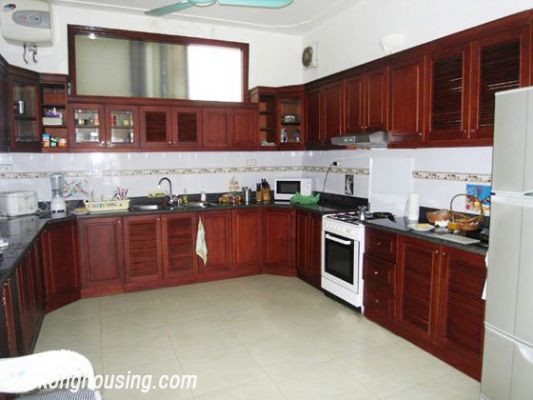 A large villa with 5 bedrooms, swimming pool and play ground for rent in Tay Ho 6
