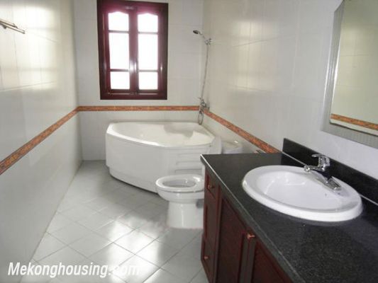 A large villa with 5 bedrooms, swimming pool and play ground for rent in Tay Ho 7