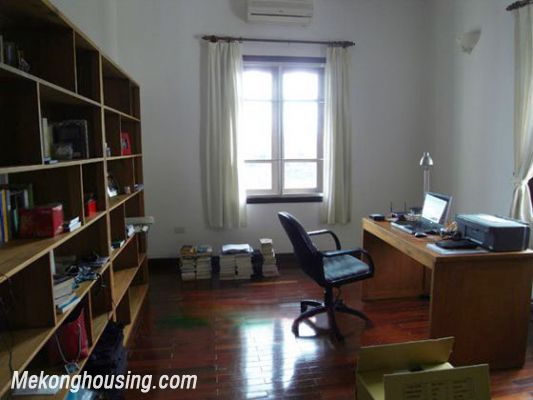 A large villa with 5 bedrooms, swimming pool and play ground for rent in Tay Ho 13