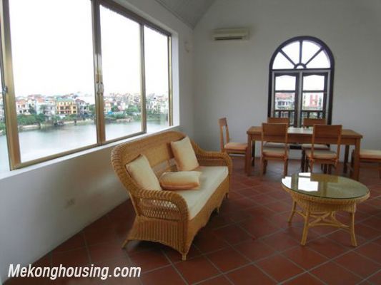 A large villa with 5 bedrooms, swimming pool and play ground for rent in Tay Ho 15