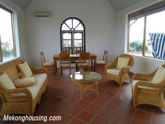 A large villa with 5 bedrooms, swimming pool and play ground for rent in Tay Ho 16