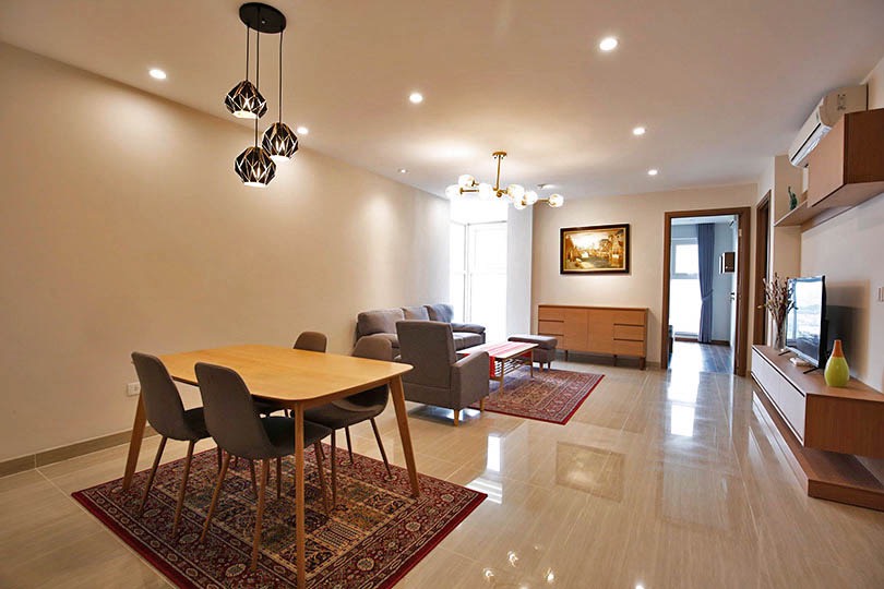 Apartment for rent at L4 in Ciputra, living area of 114 sqm, 3 bedrooms, golf course view. 17
