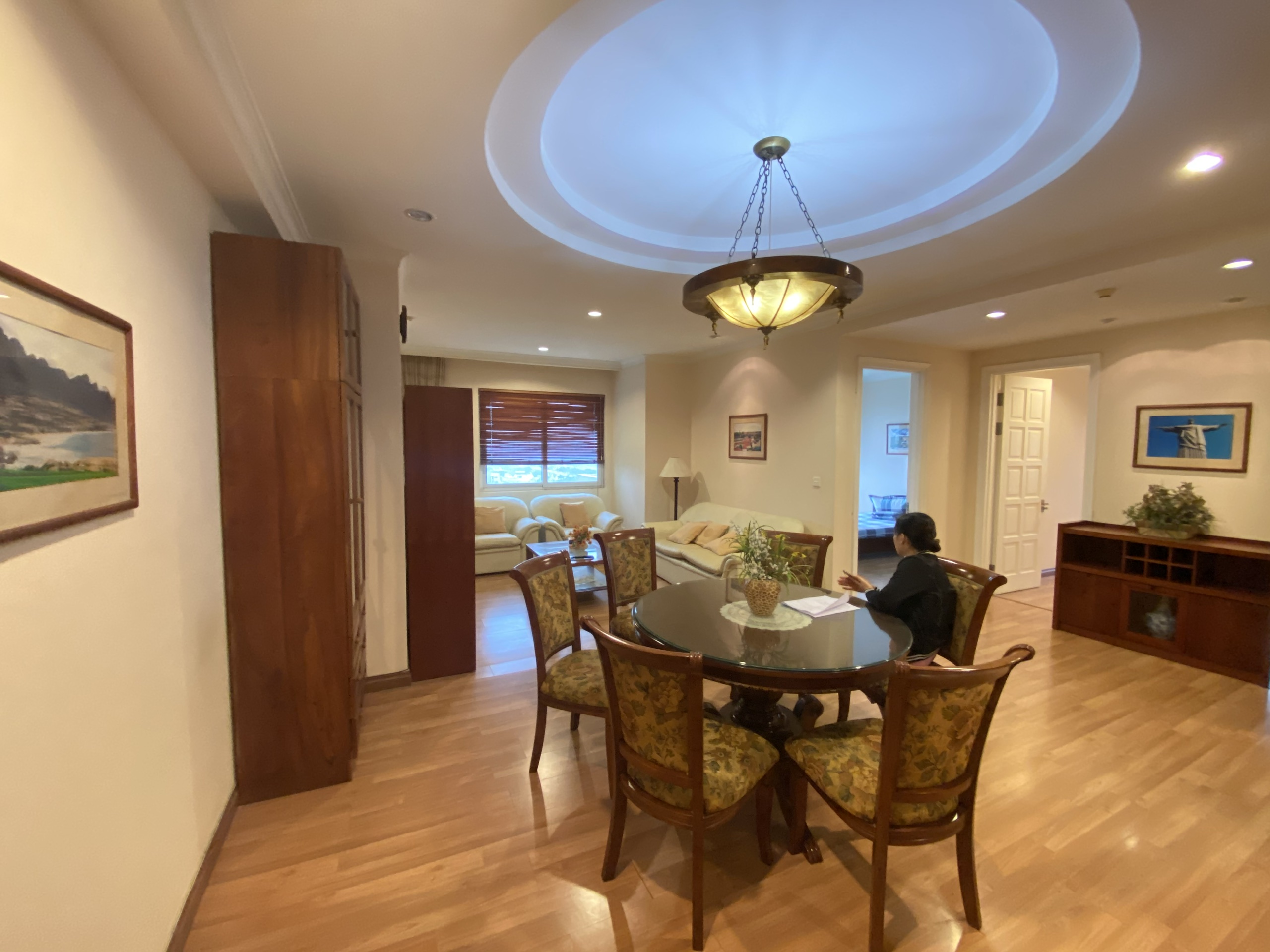Apartment for rent in area of 153 sqm, 3 bedrooms E4 building in Ciputra urban area. 7
