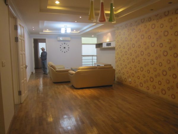 Beautiful 3 bedroom apartment for rent in high floor in E5, Ciputra, Tay Ho, Hanoi