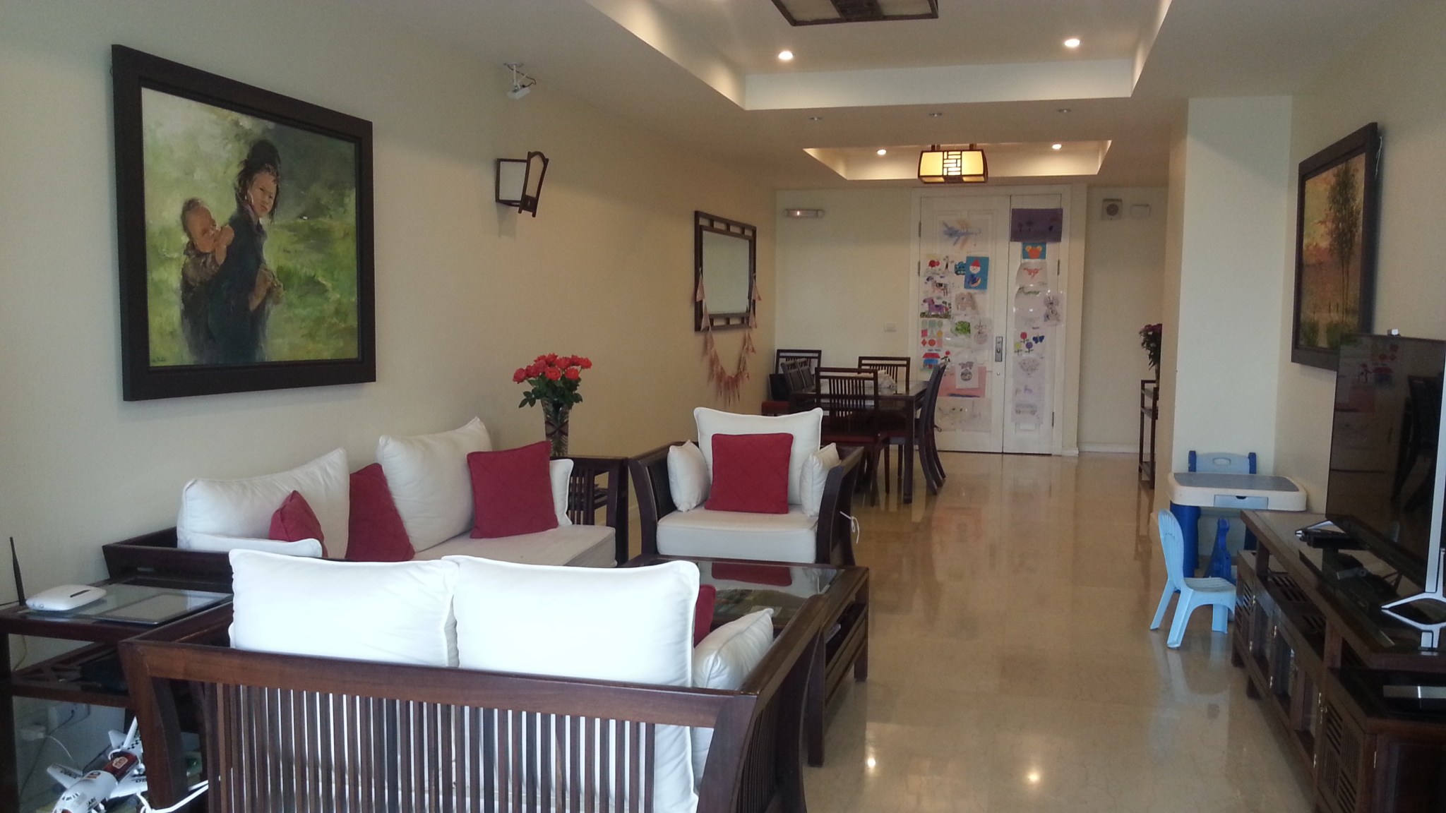 Beautiful 3 bedroom apartment with nice view for rent in P1, Ciputra, Tay Ho, Hanoi