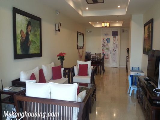 Beautiful 3 bedroom apartment with nice view for rent in P1, Ciputra, Tay Ho, Hanoi 1