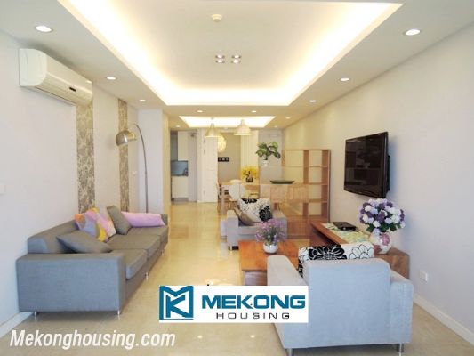 Beautiful apartment with 3 bedroom for rent at good price in P building, Ciputra Hanoi 1