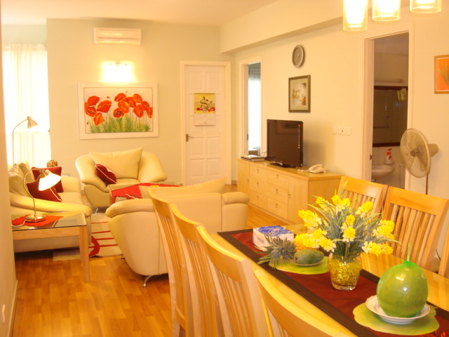 Beautiful apartment with 3 bedrooms on high floor in E5 building, Ciputra Hanoi