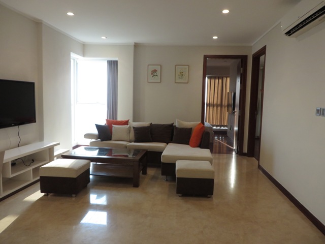 Beautiful apartment with 3 bedrooms on high floor for rent in L1 building, Ciputra Hanoi