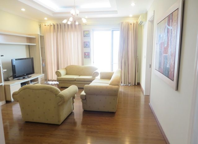 Ciputra apartment with 4 bedroom for rent on high floor in E5 building, well furnished