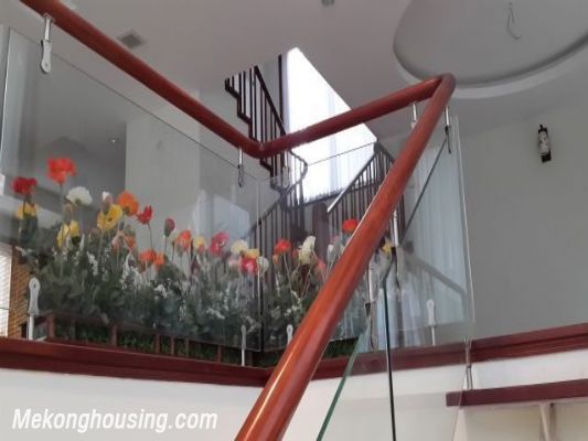Beautiful villa for rent with 4 bedrooms for rent in Peach Garden, Tay Ho District, Hanoi. 9