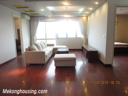 Big size apartment with 3 bedrooms for rent in E1 building, Ciputra Hanoi 1