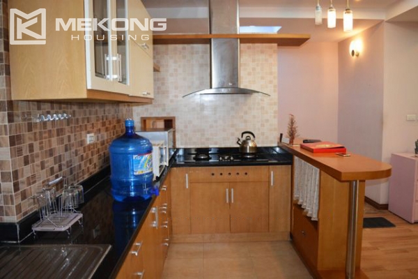 Big size apartment with 3 bedrooms for rent on high floor in E5, Ciputra Hanoi 2