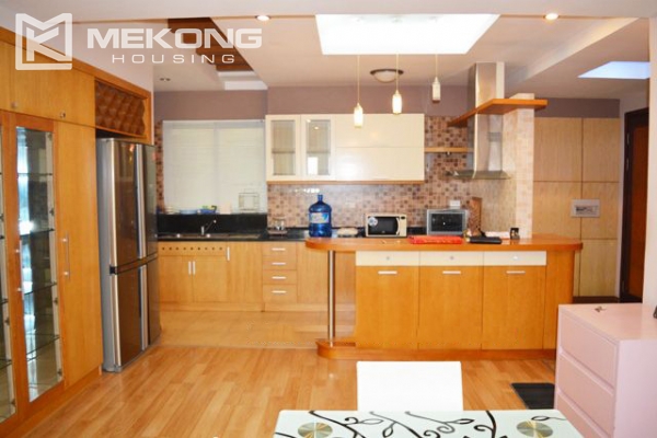 Big size apartment with 3 bedrooms for rent on high floor in E5, Ciputra Hanoi 3