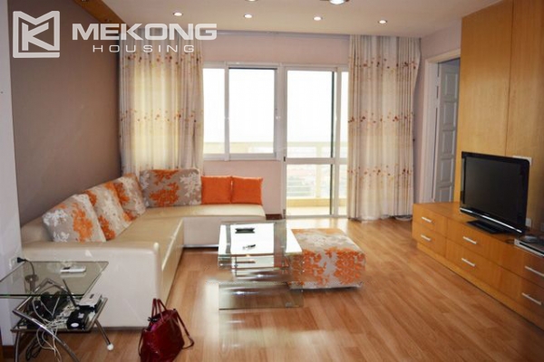Big size apartment with 3 bedrooms for rent on high floor in E5, Ciputra Hanoi 8