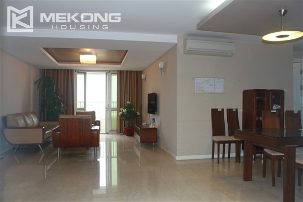 Big size apartment with 3 bedrooms for rent on high floor in P2 building, Ciputra Hanoi 2