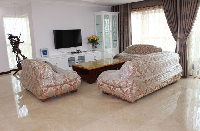 Big size furnished apartment with 4 bedrooms for rent in L building, Ciputra Hanoi