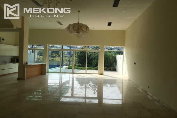 Brand-new villa with outdoor swimming pool for rent in Q block, Ciputra Hanoi 2