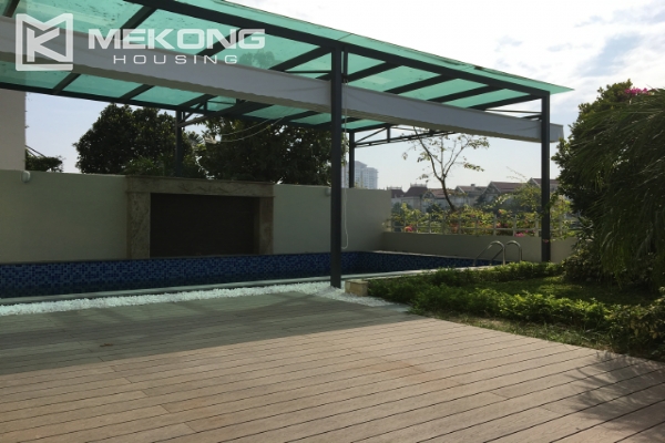 Brand-new villa with outdoor swimming pool for rent in Q block, Ciputra Hanoi 18