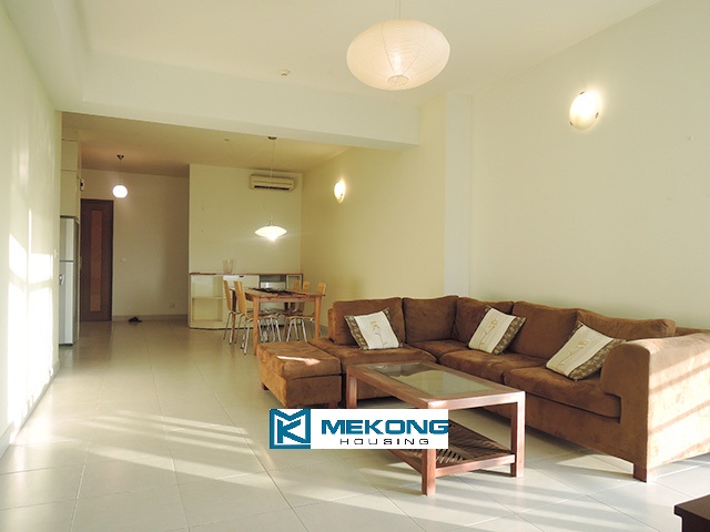 Bright apartment with 3 bedrooms for rent in E4 tower, Ciputra Hanoi