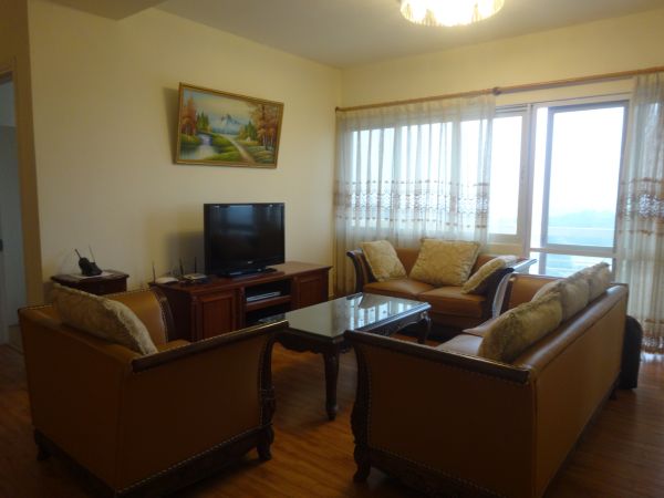 Ciputra 4 bedroom apartment with full furniture on high floor in E4 building