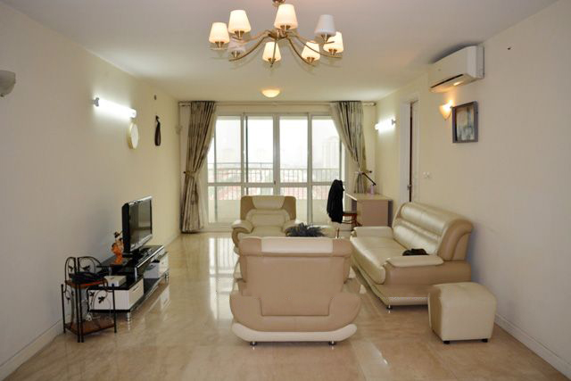 Elegant apartment with 3 bedrooms for lease in P tower, Ciputra Hanoi