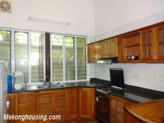 Four bedroom house for rent in Nghi Tam village, Au Co street, Tay Ho district, Hanoi 6