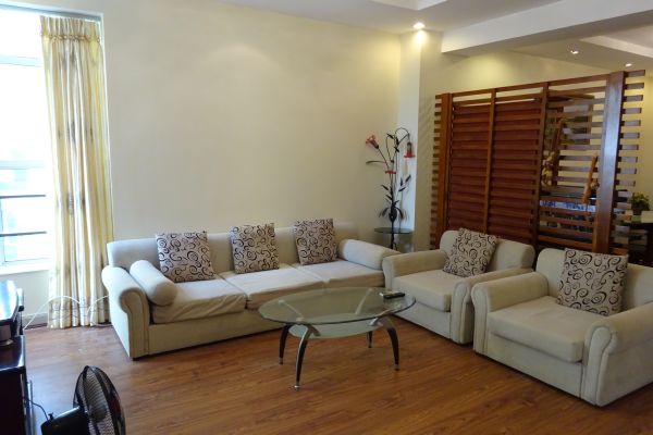 Fullly furnished apartment with 3 bedrooms for rent in G2 building, Ciputra Hanoi 