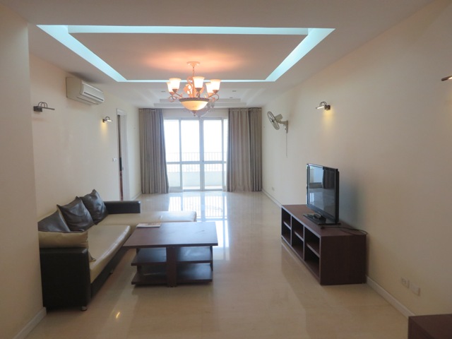 Fullly furnished apartment with 3 bedrooms for rent in P building, Ciputra Hanoi 