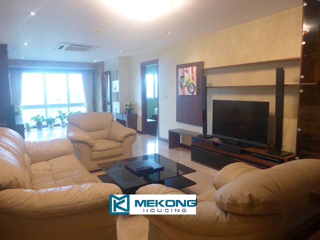 Fullly furnished apartment with 3 bedrooms for rent in P tower, Ciputra Hanoi