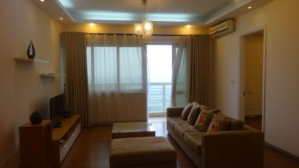 4 bedroom furnished apartment on high floor for rent in E5 Ciputra, Hanoi