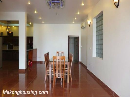 Lake view, basic furnished villa with 04 bedrooms for rent in Tay Ho district 4