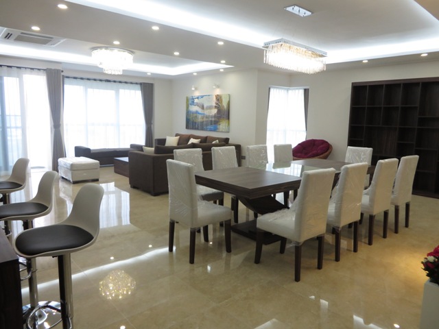 Luxury and spacious apartment for rent in L building, Ciputra Hanoi