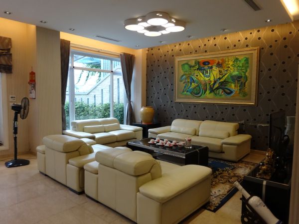 Luxury and spacious villa for rent in T area, Ciputra, Tay Ho, Hanoi