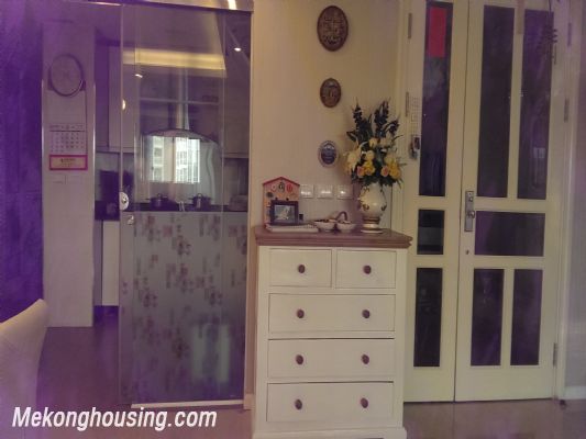 Luxury furnished apartment with 3 bedrooms and spacious living room for rent in P building, Ciputra Hanoi 4