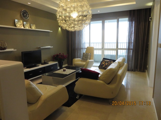 Luxury furnished apartment with 3 bedrooms for rent in P building, Ciputra Hanoi