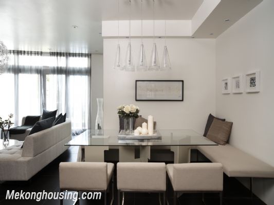 Luxury furnished duplex apartment with 4 bedrooms for rent in Watermark , Lac Long Quan, Tay Ho, Hanoi 3