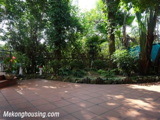 Luxury villa with 4 bedrooms, out-door swming pool, playground, garage for rent in To Ngoc Van street, Tay Ho district, Hanoi 4