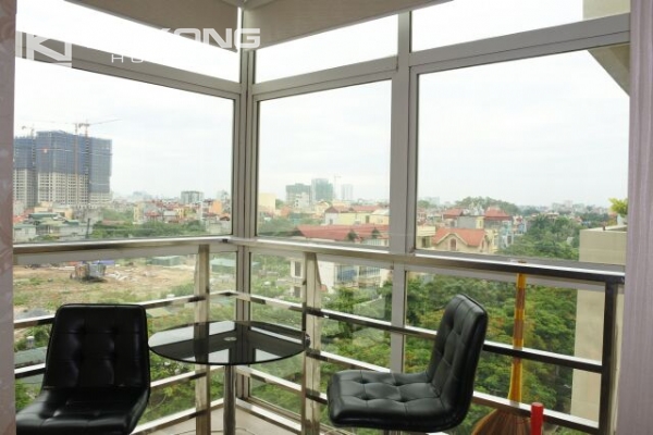 Modern 123 m2 apartment with 3 bedrooms for rent in E5 tower, Ciputra Hanoi 4