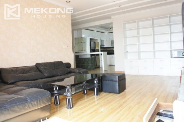 Modern 153 m2 apartment with 4 bedrooms for rent in E1 tower, Ciputra Hanoi 3